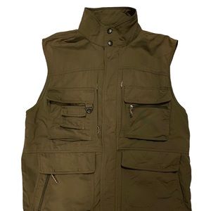 Dark Olive Green Columbia Vest